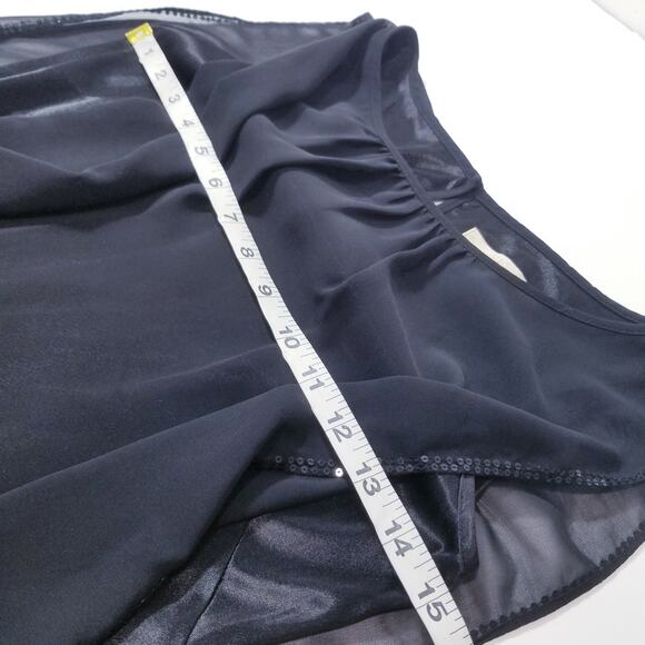 AIDAN by Aidan Mattox Sequins Black Mini Dress - Picture 7 of 12